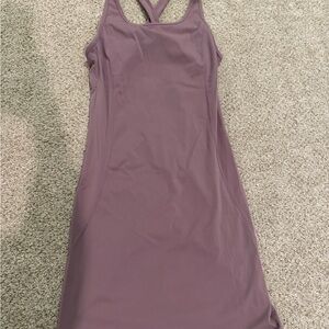 BuffBunny Mauve Crossback Mini Dress